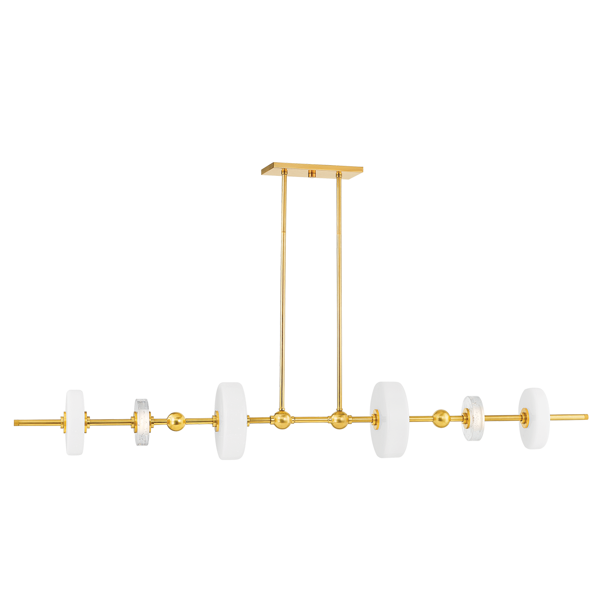 MAYNARD LINEAR with AGED BRASS Finish