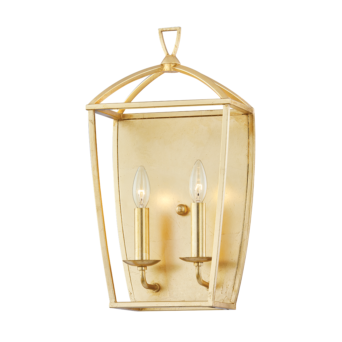Bryant Wall Sconce with Gold Leaf Finish