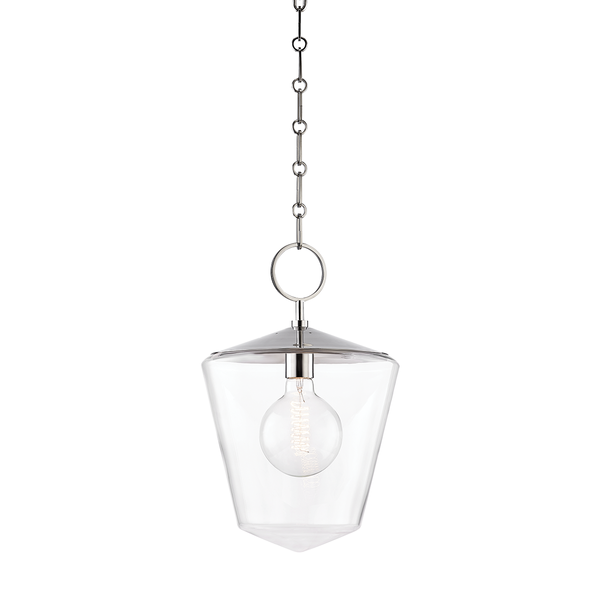Greene Pendant with Polished Nickel Finish