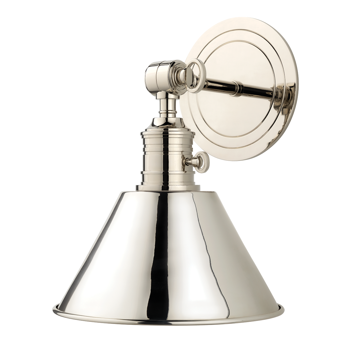 Garden City Wall Sconce with Polished Nickel Finish