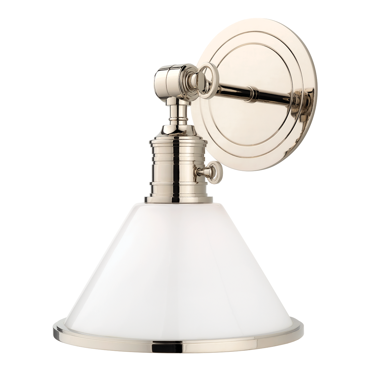 Garden City Wall Sconce with Polished Nickel Finish