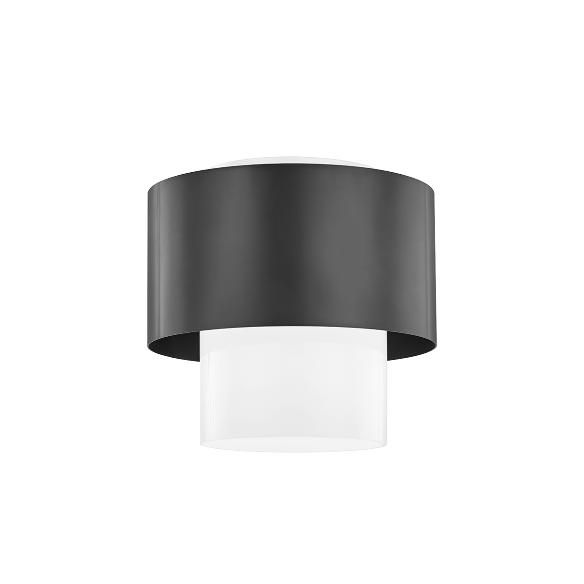 Corinth Flush Mount with Old Bronze Finish