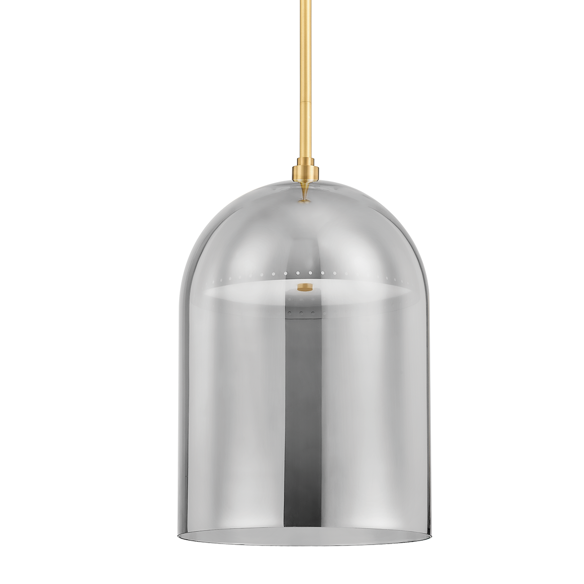 Dorval Pendant with Aged Brass Finish