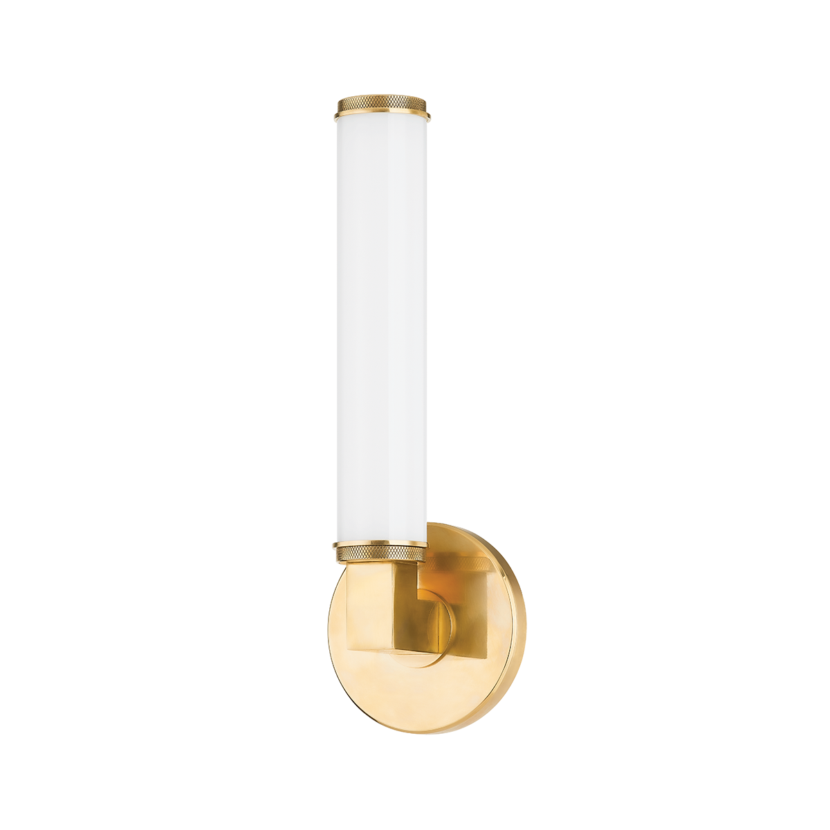 CROMWELL Wall Sconce with Aged Brass Finish