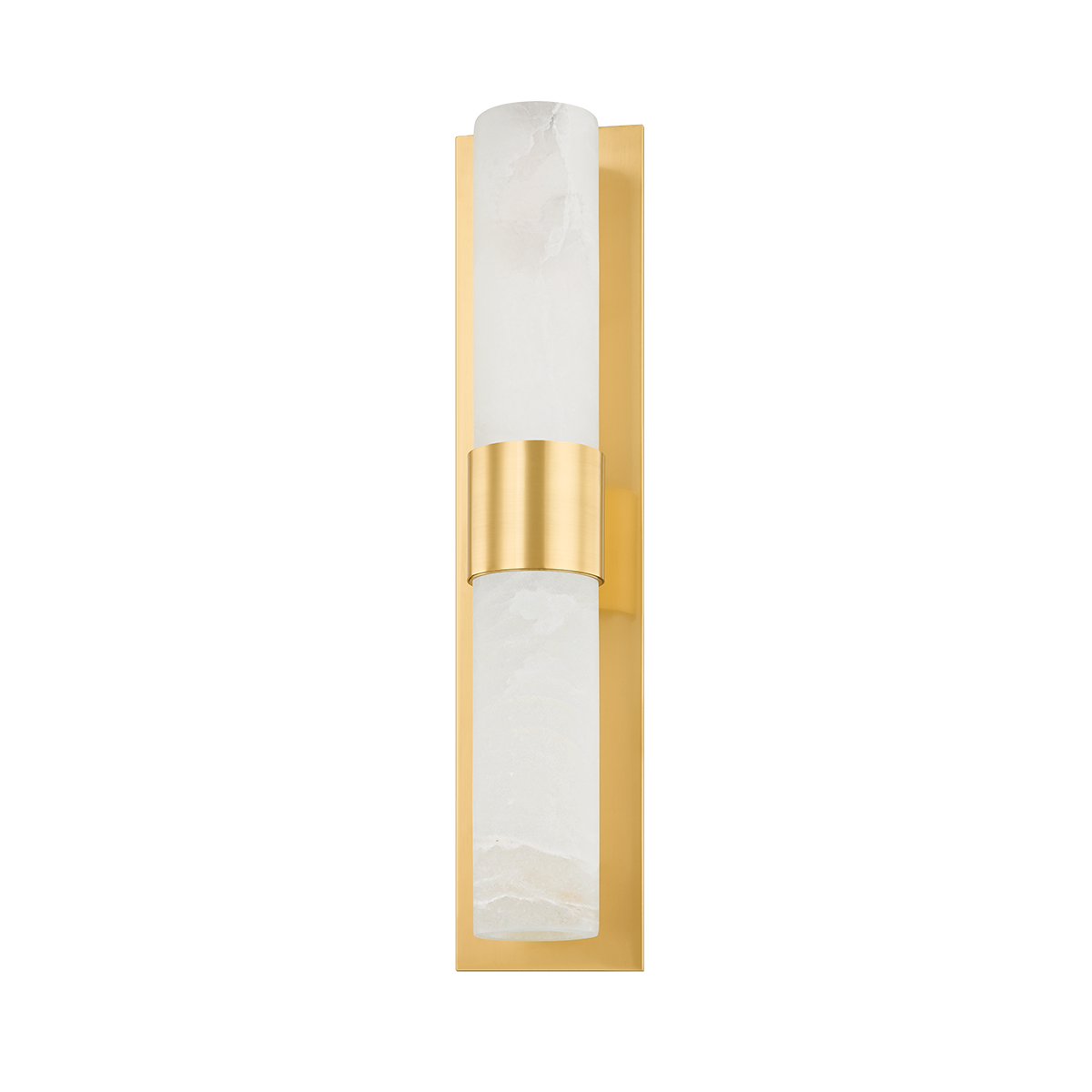 STOWE Wall Sconce with Aged Brass Finish
