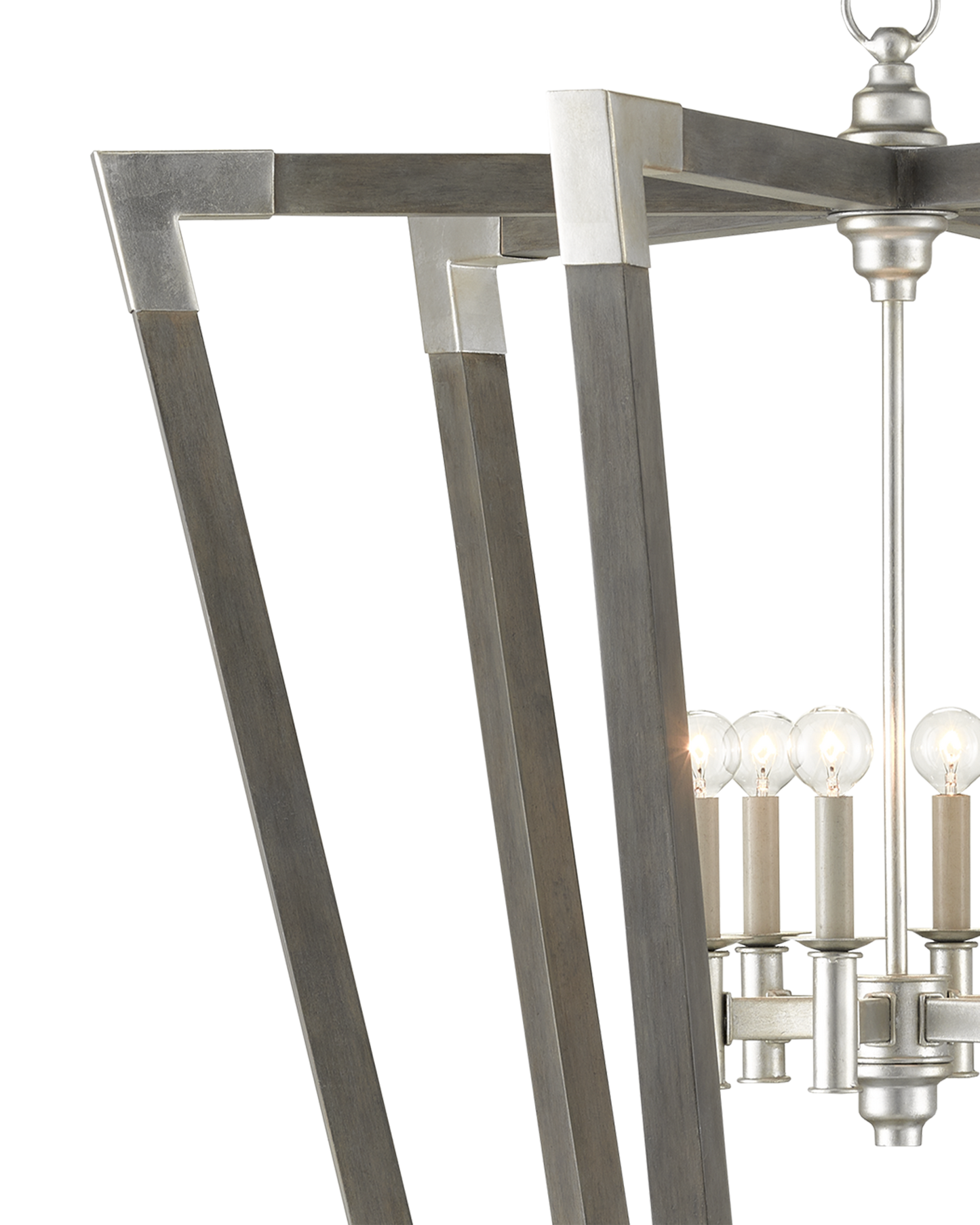 Bastian Large Gray Lantern