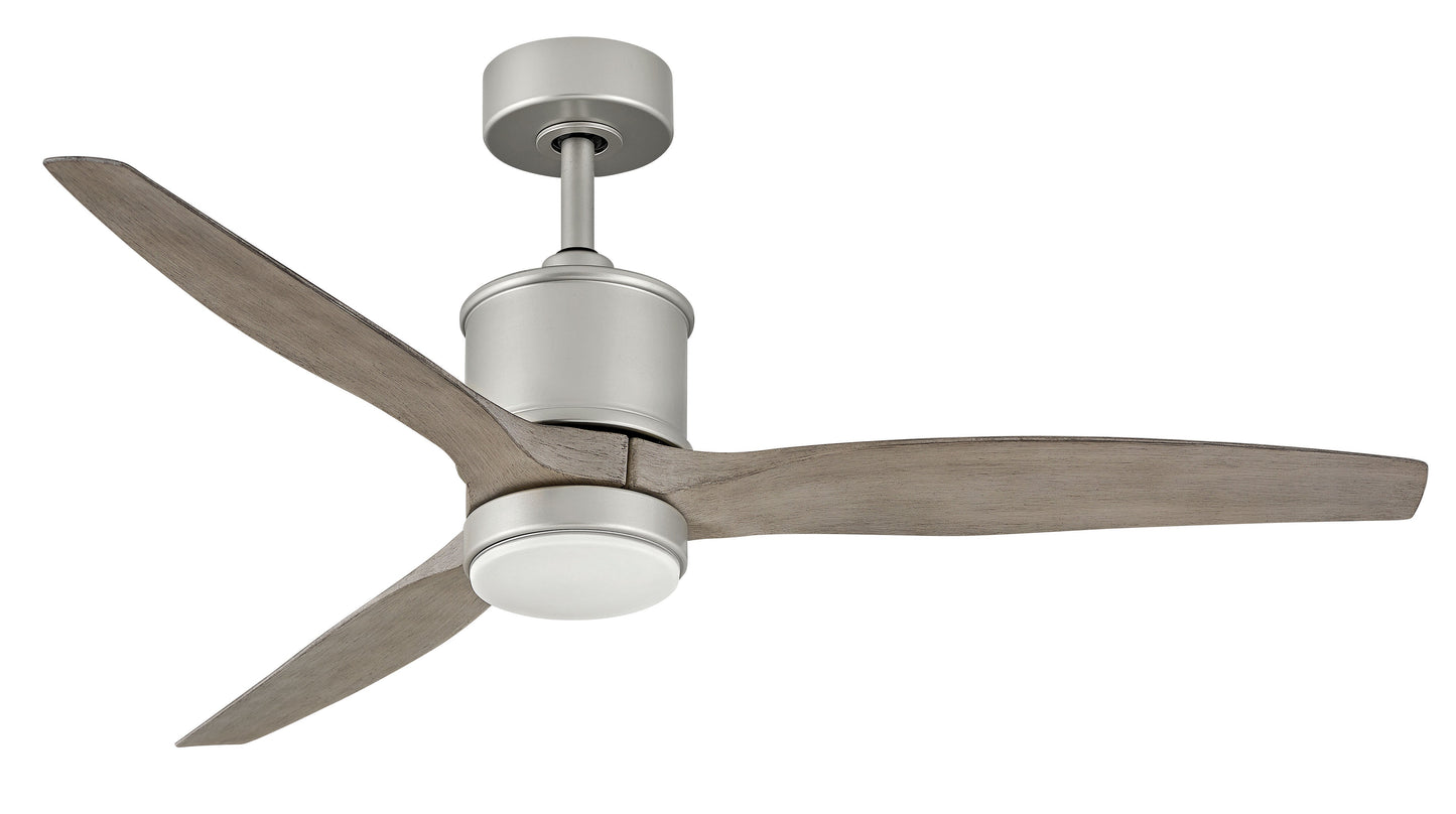 Hover 52" LED Smart Fan - Brushed Nickel