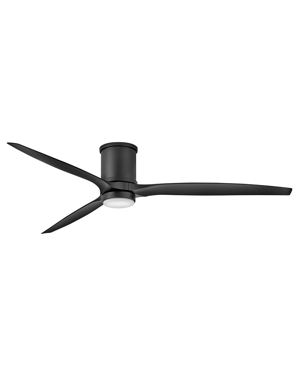 Hover Flush 72" LED Smart Fan - Matte Black