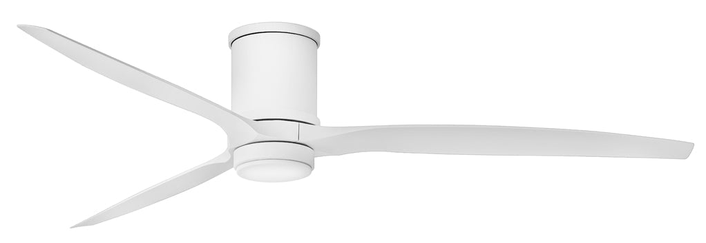 Hover Flush 72" LED Smart Fan - Matte White