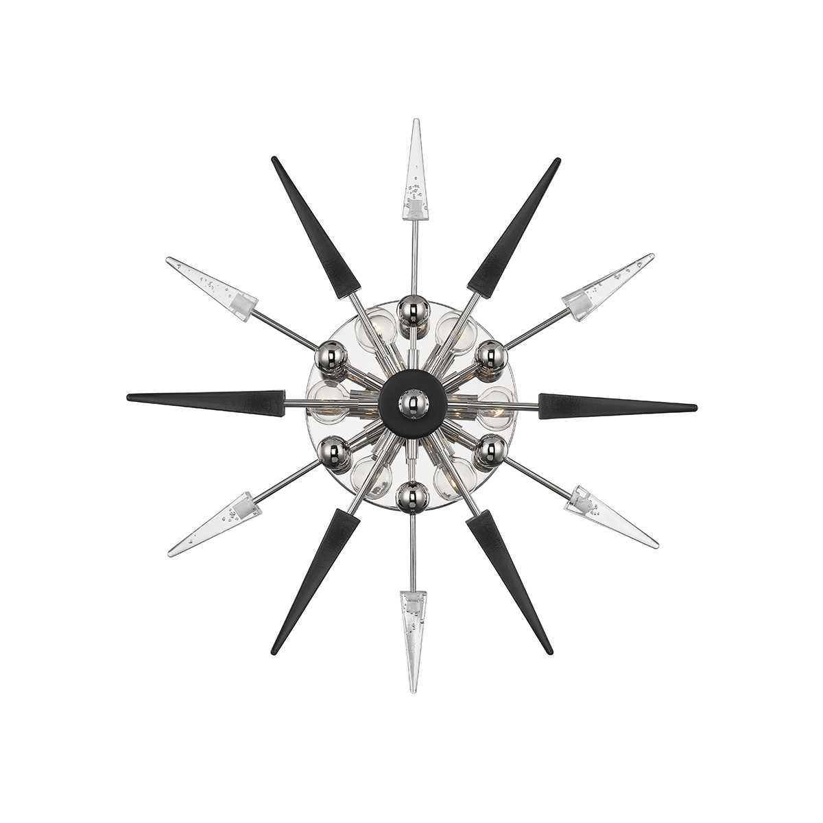 Sparta Wall Sconce with Polished Nickel Finish