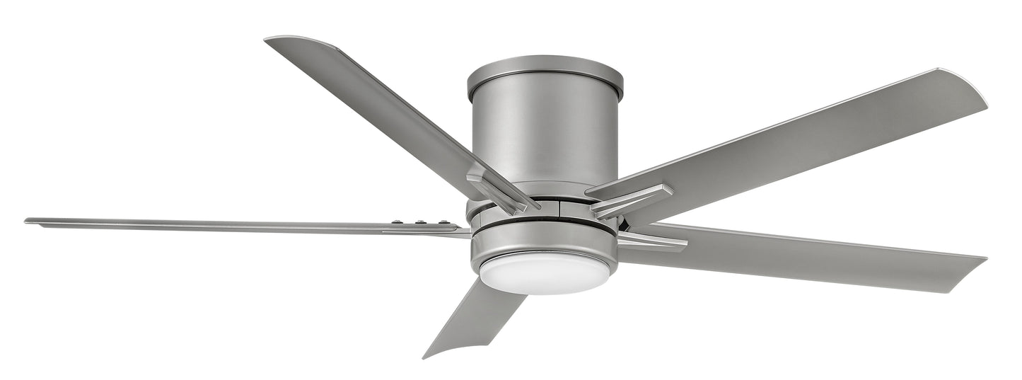 Vail Flush 52" LED Smart Fan - Brushed Nickel
