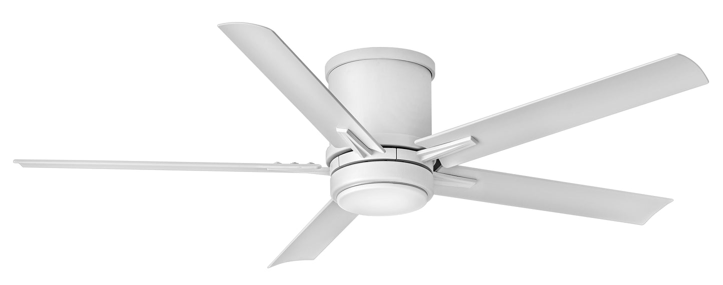 Vail Flush 52" LED Smart Fan - Matte White