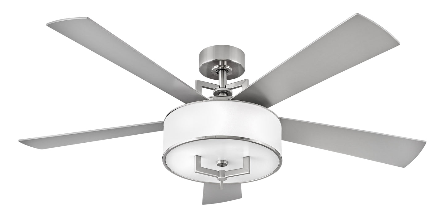 Hampton 56" LED Smart Fan - Brushed Nickel