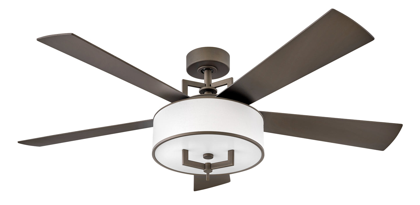 Hampton 56" LED Smart Fan - Metallic Matte Bronze