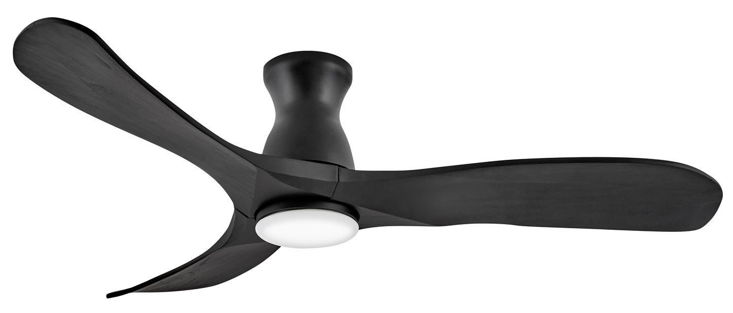 Swell Flush Illuminated 56" LED Smart Fan - Matte Black