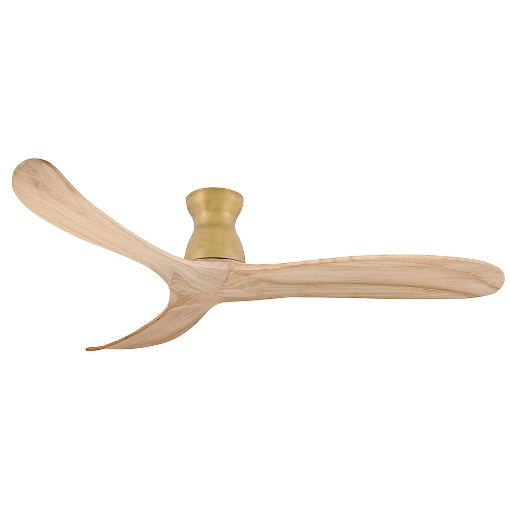 Swell Flush 60" Smart Fan - Heritage Brass