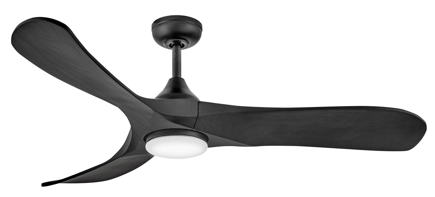 Swell Illuminated 56" LED Smart Fan - Matte Black