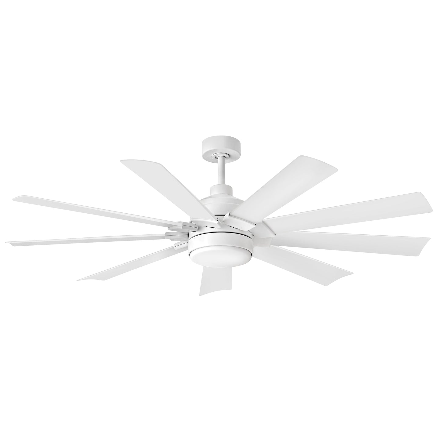 Turbine 60" LED Smart Fan - Chalk White