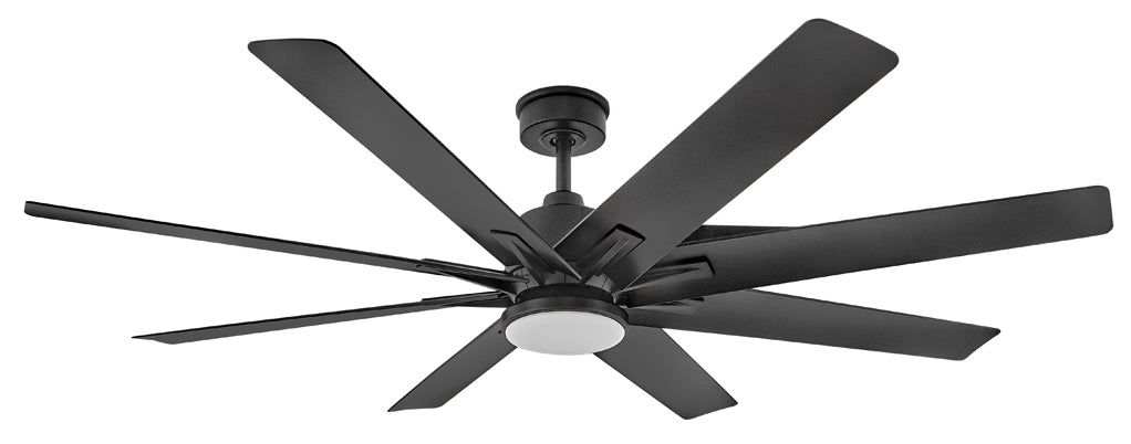 Concur 66" LED Smart Fan - Matte Black