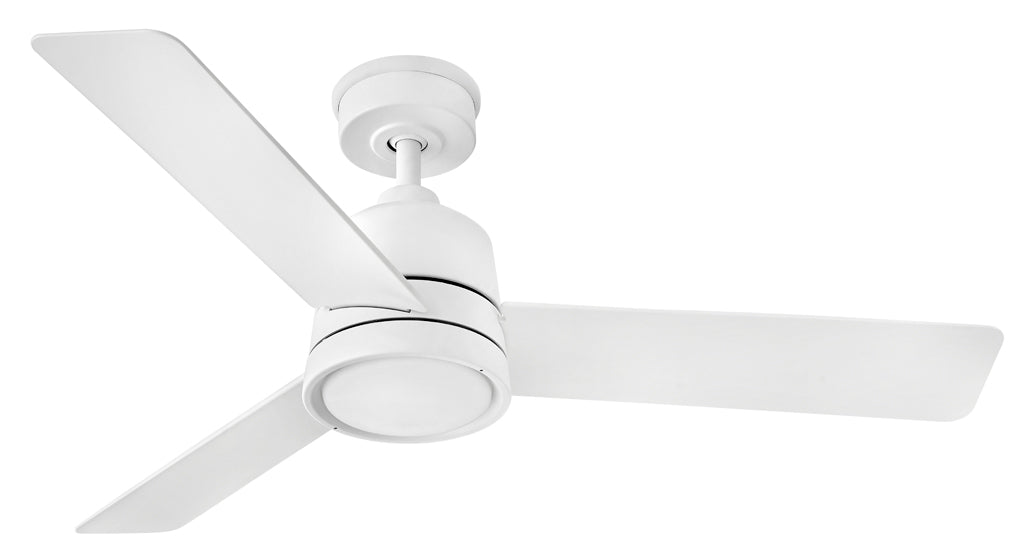 Chet 48" LED Fan - Matte White