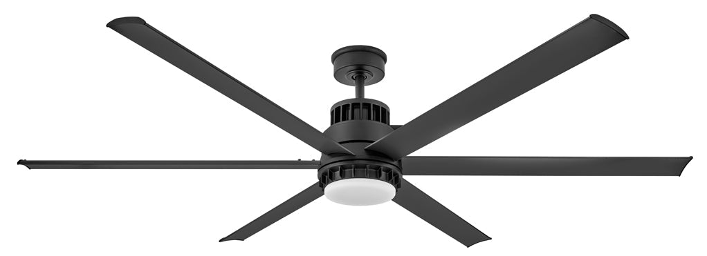 Draftsman 72" LED Smart Fan - Matte Black