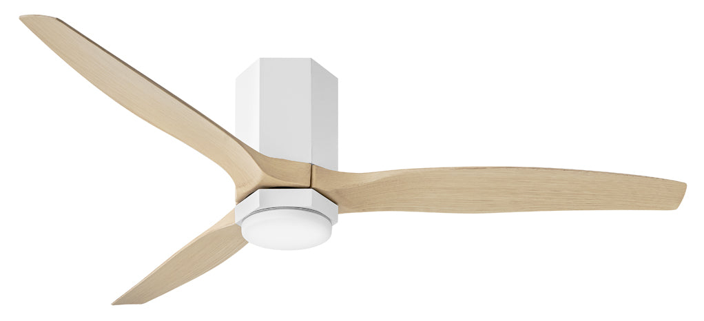 Facet 52" LED Smart Fan - Matte White