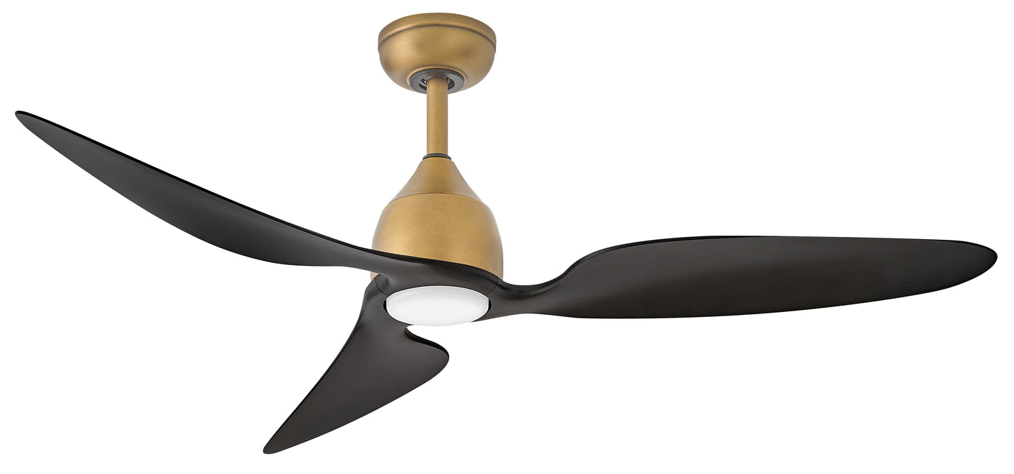 Azura 52" LED Smart Fan - Heritage Brass