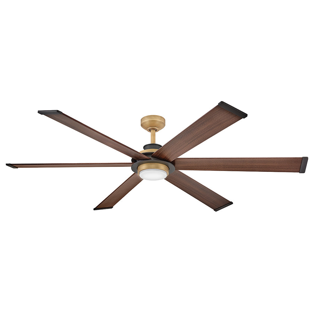 Andros 64" LED Smart Fan - Heritage Brass