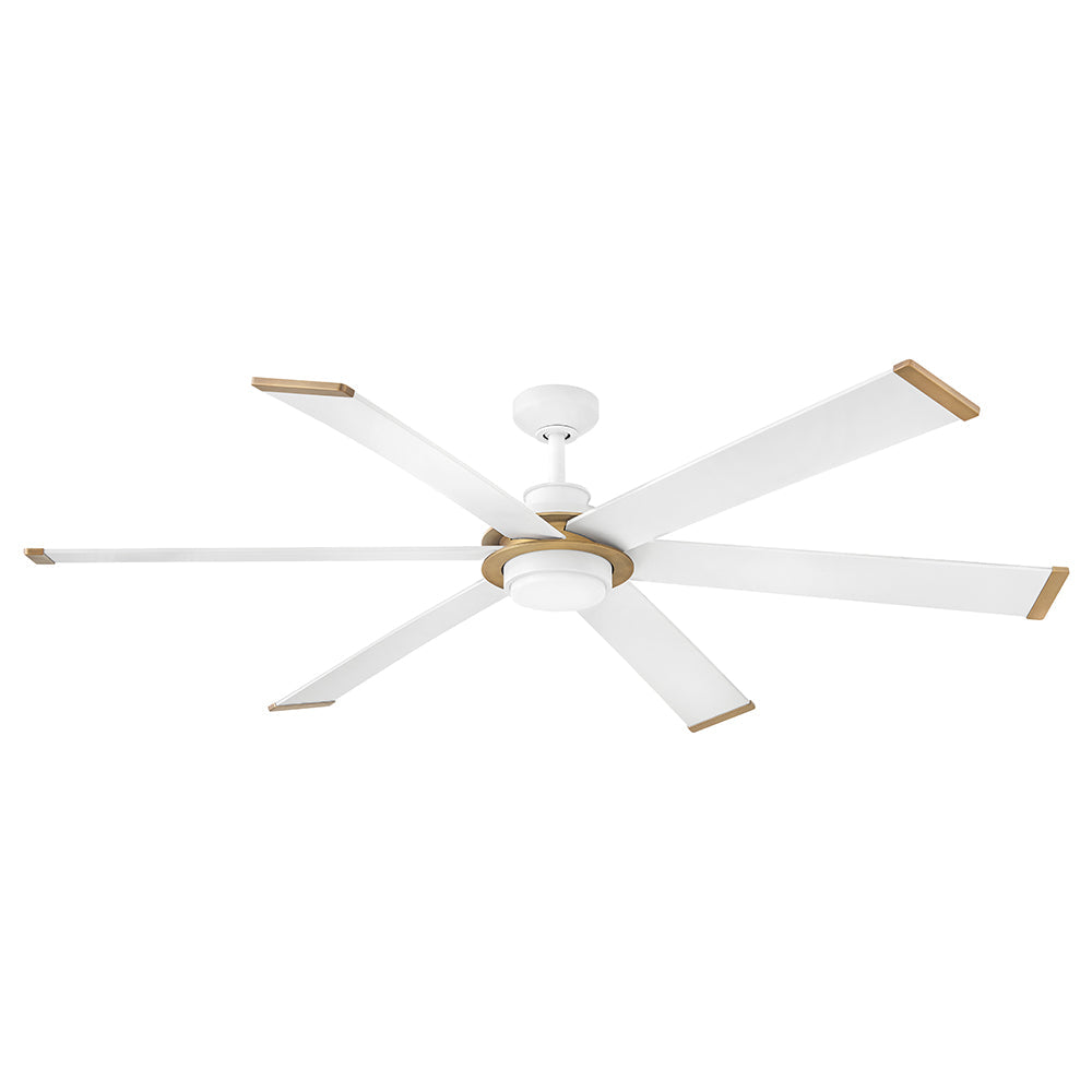Andros 64" LED Smart Fan - Matte White