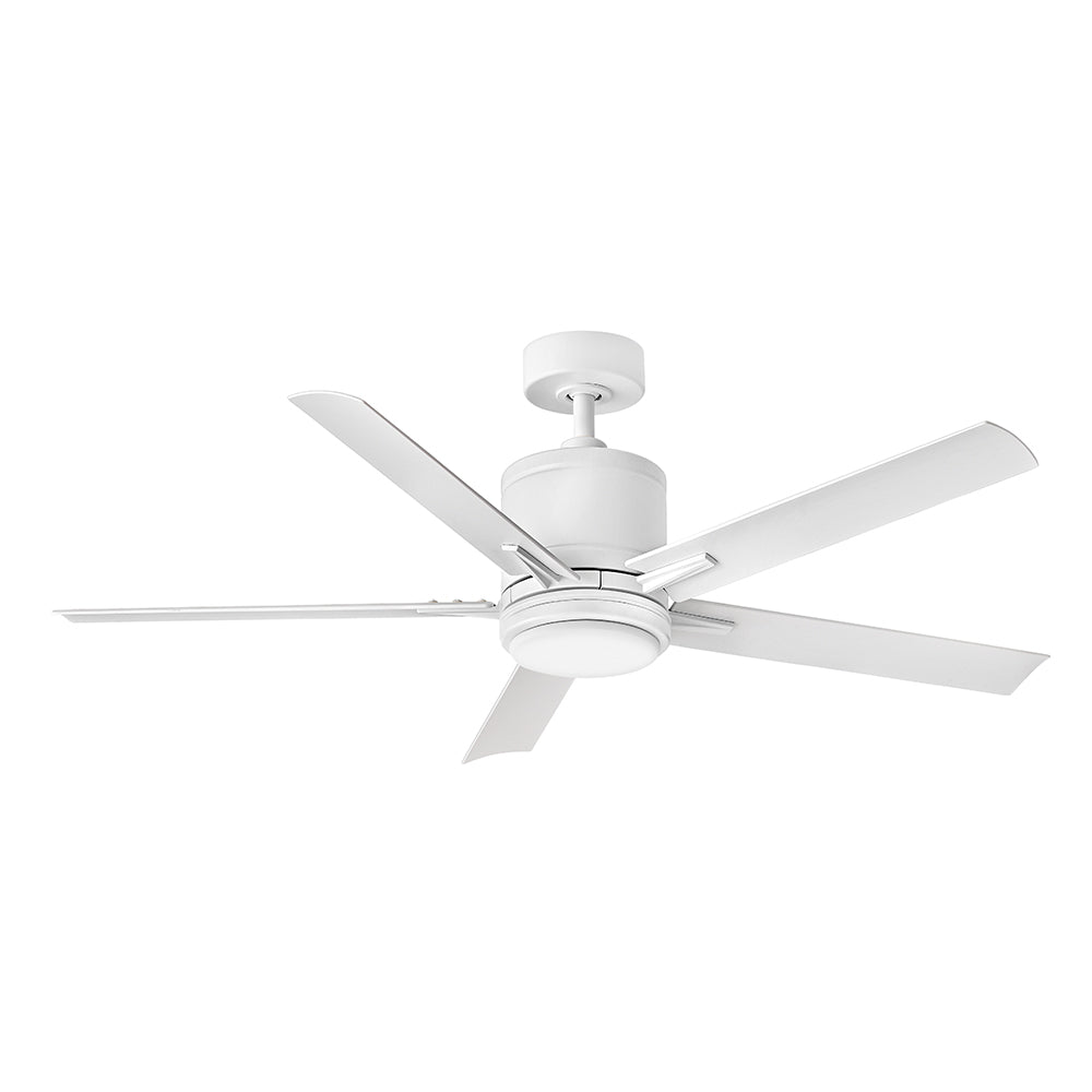 Vail 52" LED Smart Fan - Matte White