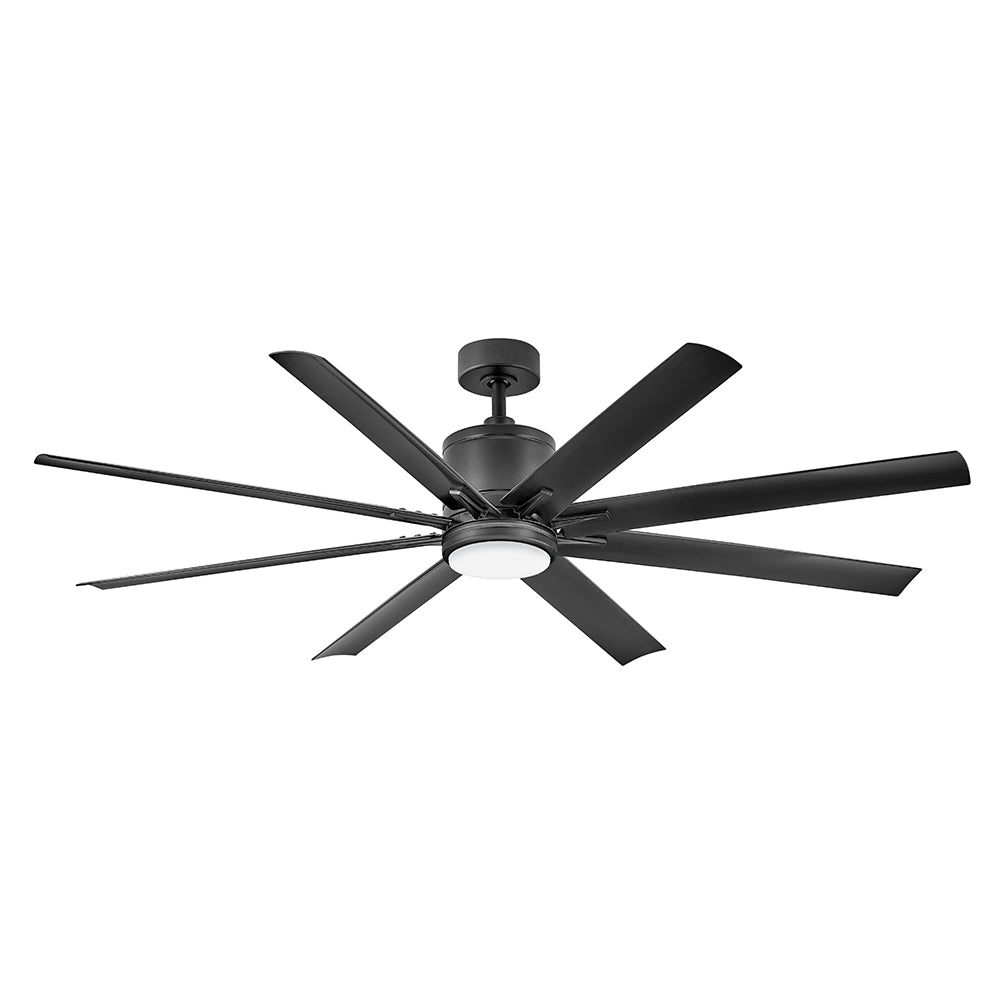 Vantage 66" LED Smart Fan - Matte Black