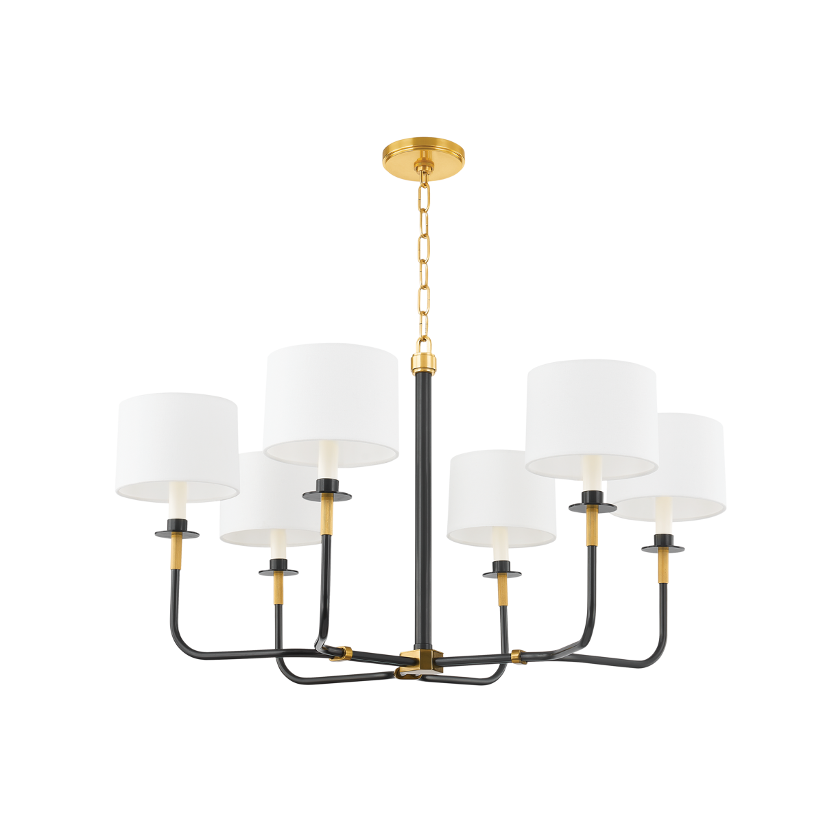 PARAMUS Chandelier with Aged Old Bronze Finish