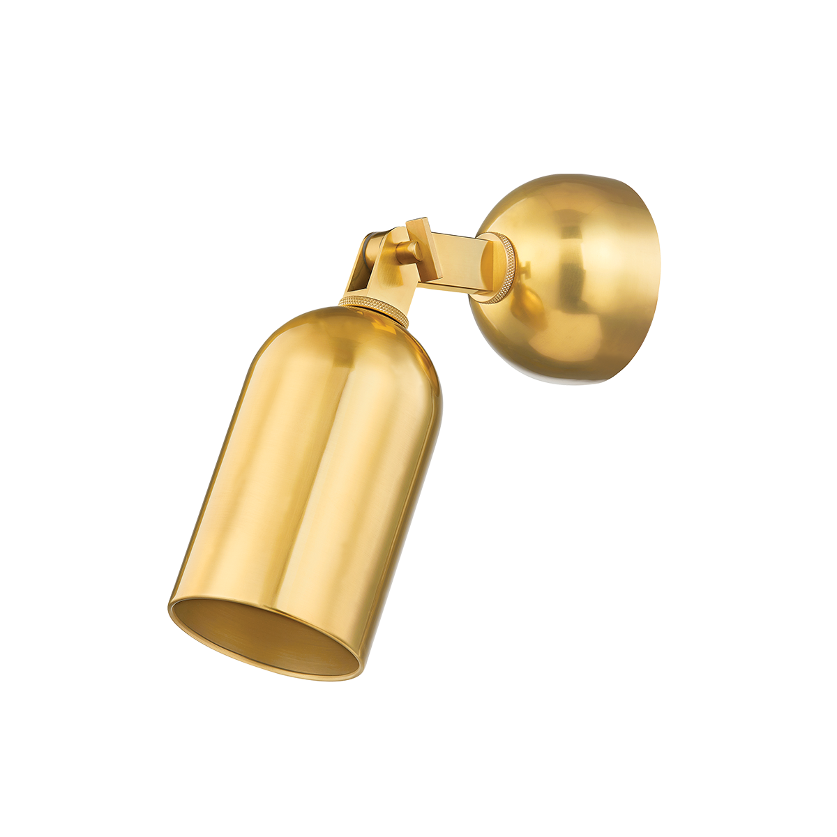 STURBRIDGE Wall Sconce with Aged Brass Finish