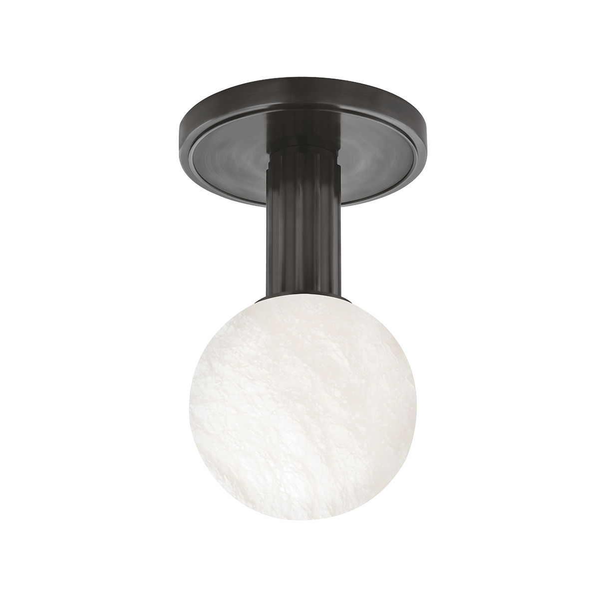 Murray Hill Flush Mount with Distressed Bronze Finish