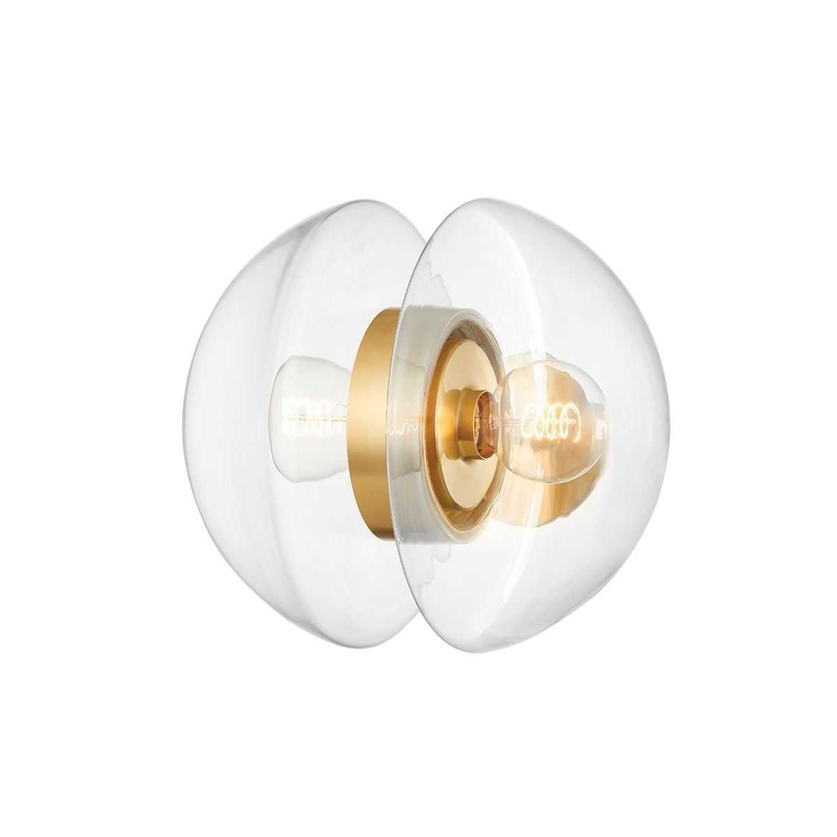 Kert Wall Sconce with Aged Brass Finish