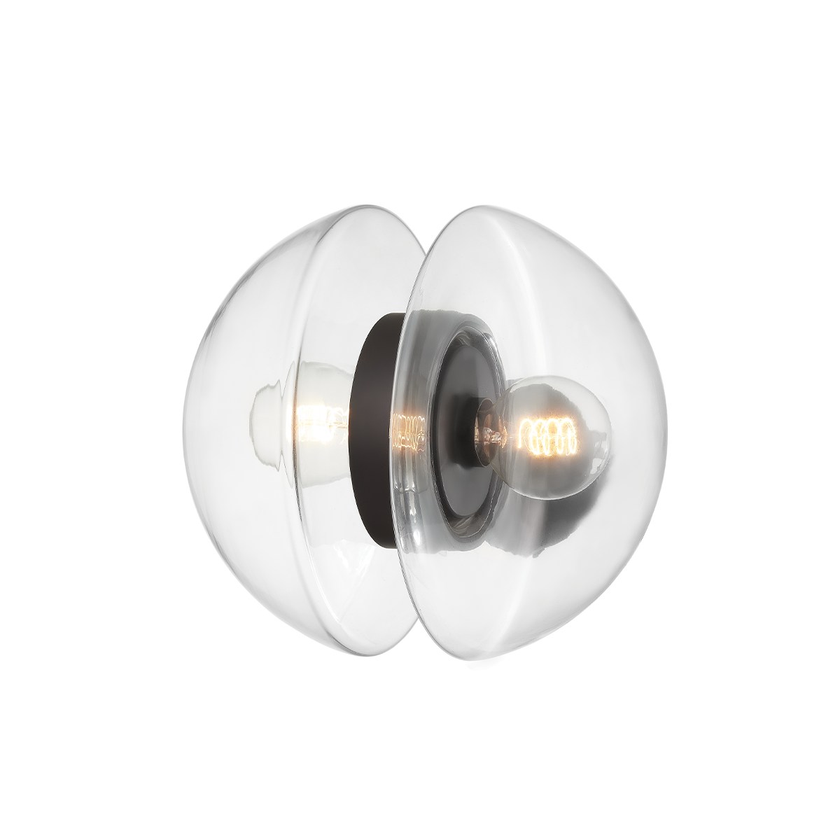 Kert Wall Sconce with Black Brass Finish