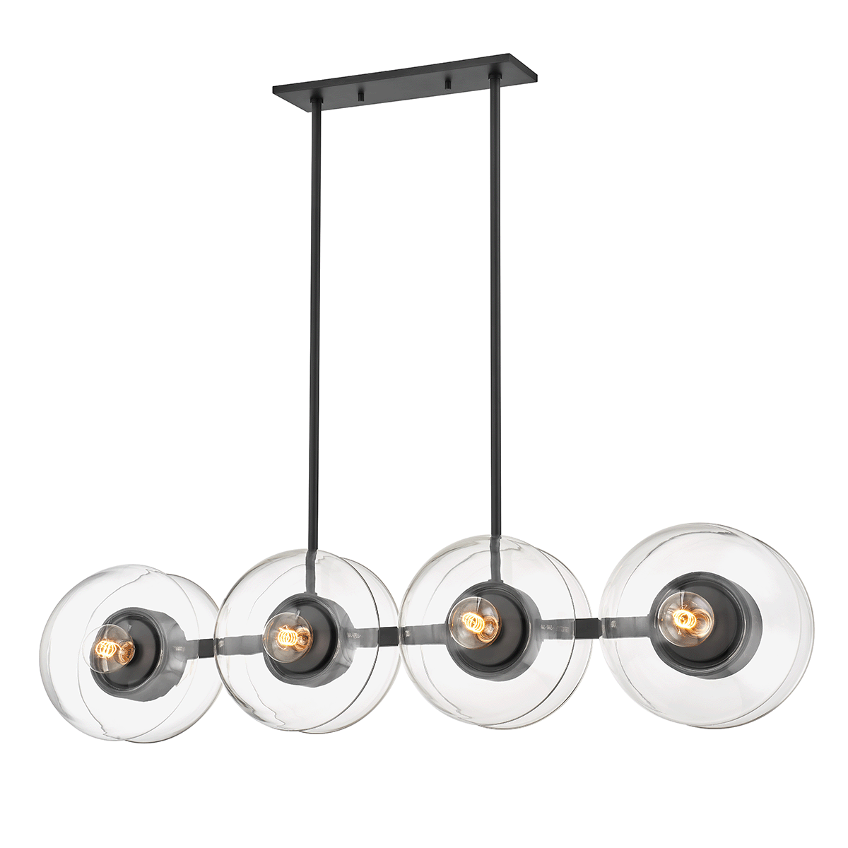 Kert Linear with Black Brass Finish