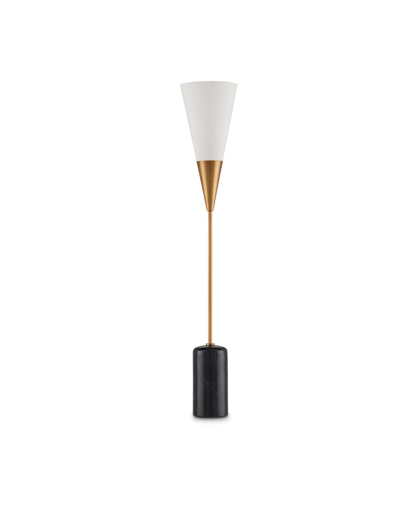 Martini Black Torchiere Table Lamp
