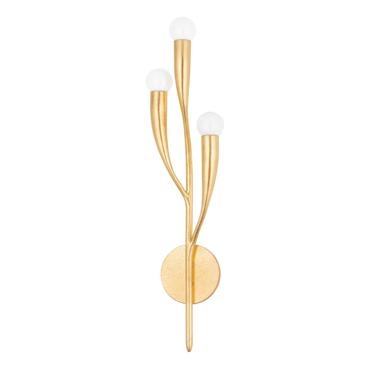 Labra Wall Sconce with Vintage Gold Leaf Finish
