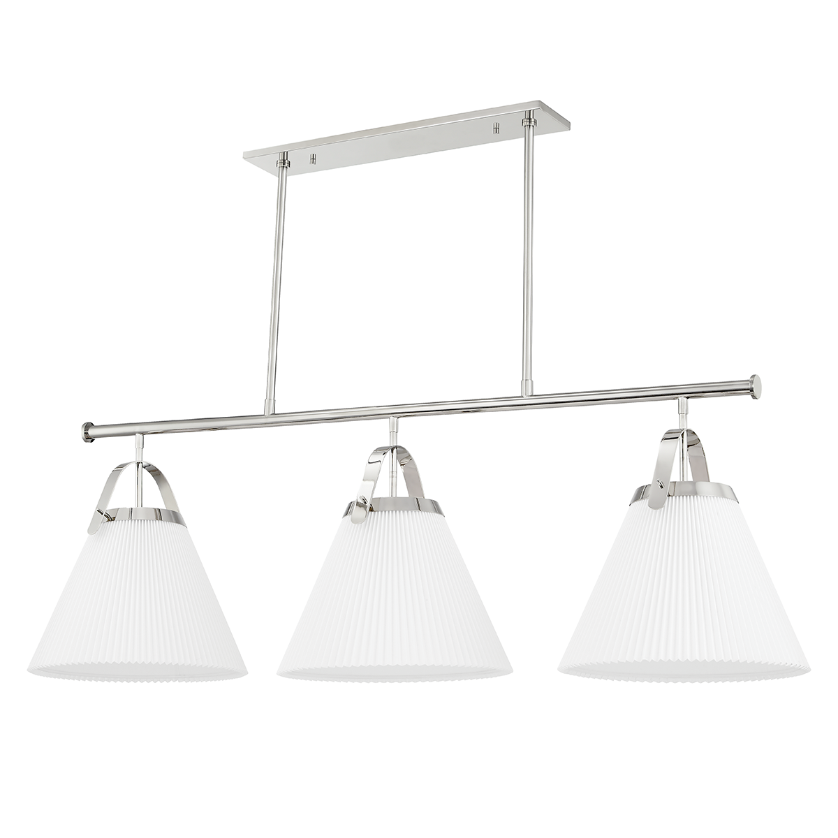 Aldridge Linear with Polished Nickel Finish