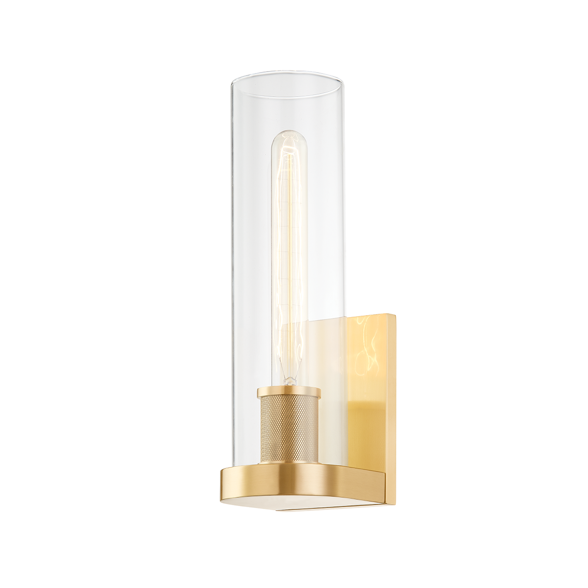 Porter Wall Sconce with Aged Brass Finish