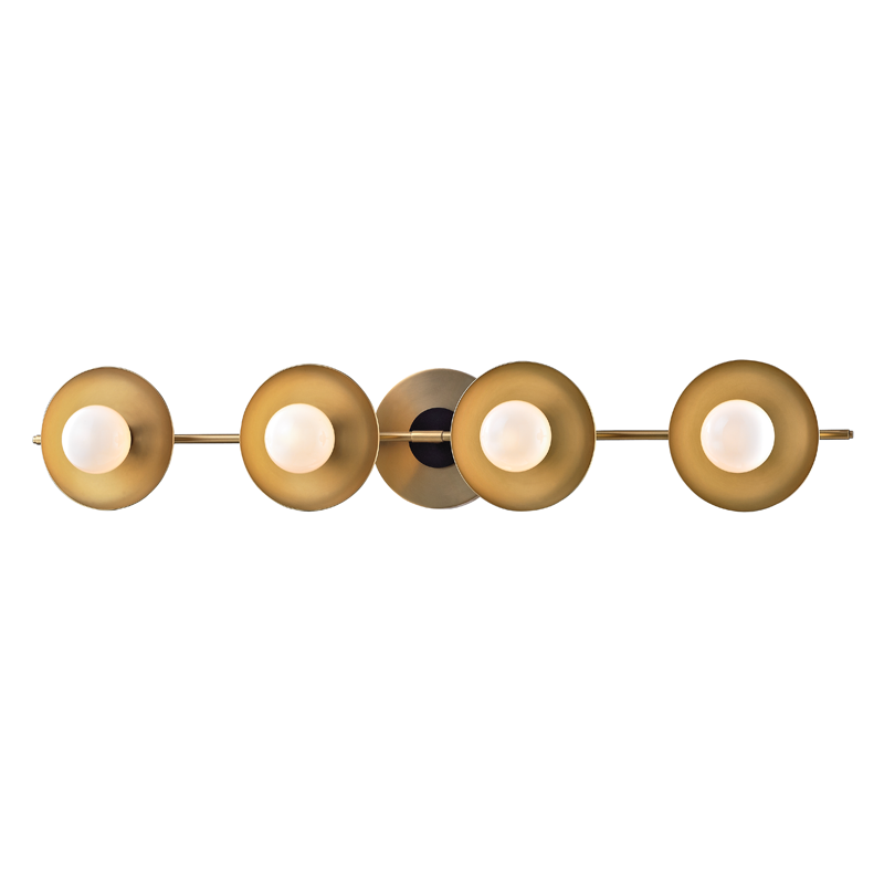 Julien Bath and Vanity with Aged Brass Finish