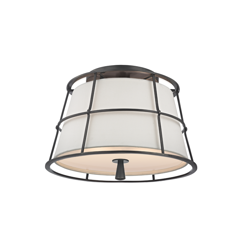 Savona Semi Flush with Old Bronze Finish