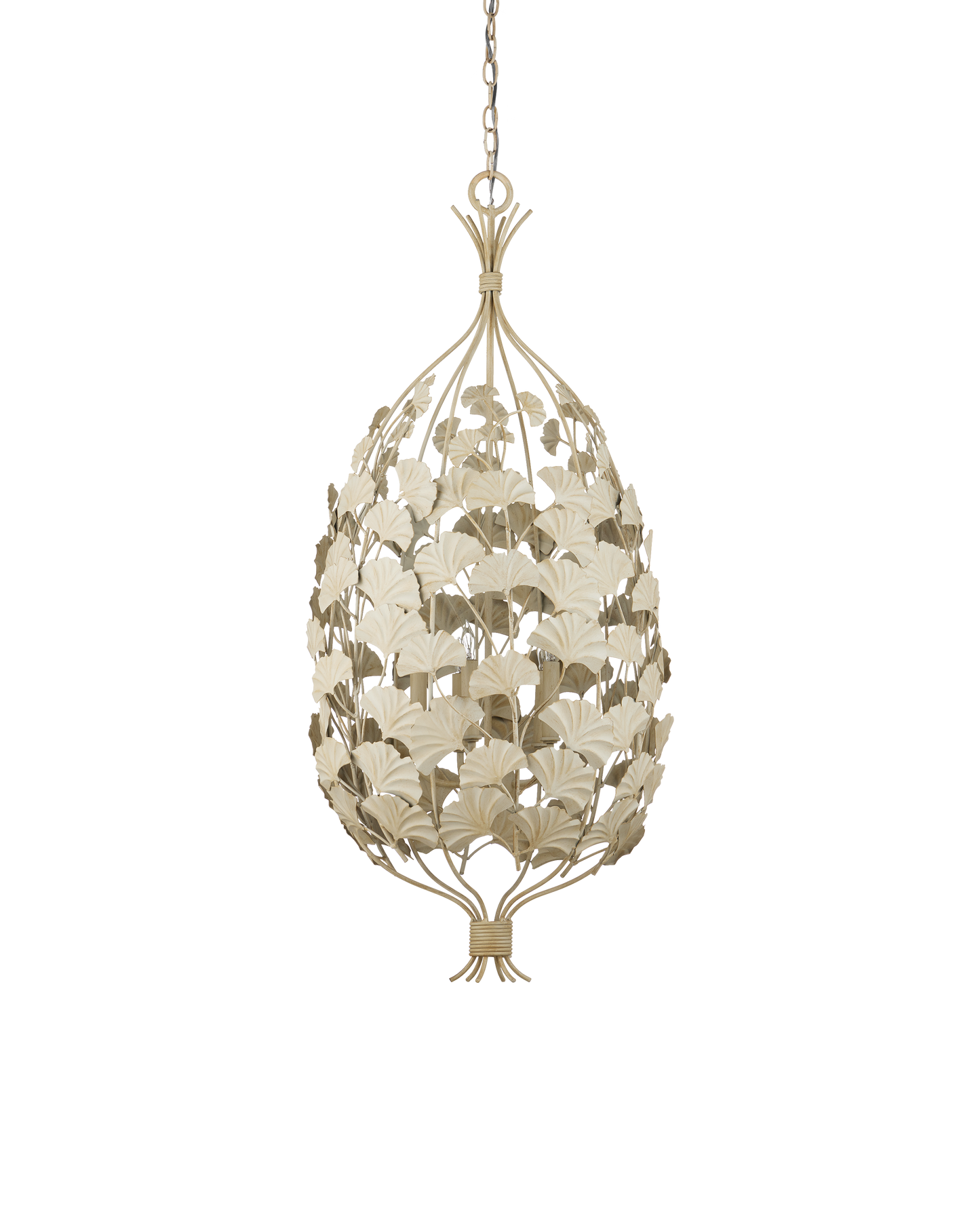 Maidenhair Cream Chandelier