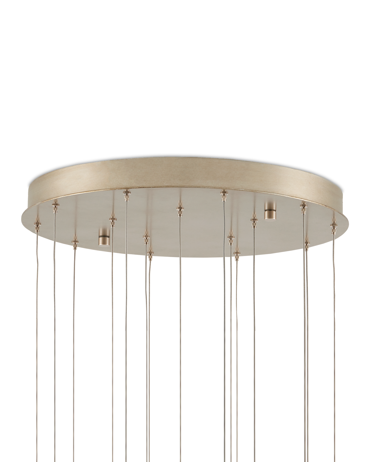 Iota 15-Light Round Multi-Drop Pendant