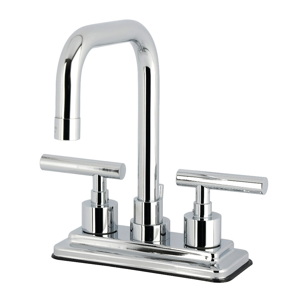 Manhattan 4 Inch Centerset Bathroom Faucet in Polished Chrome