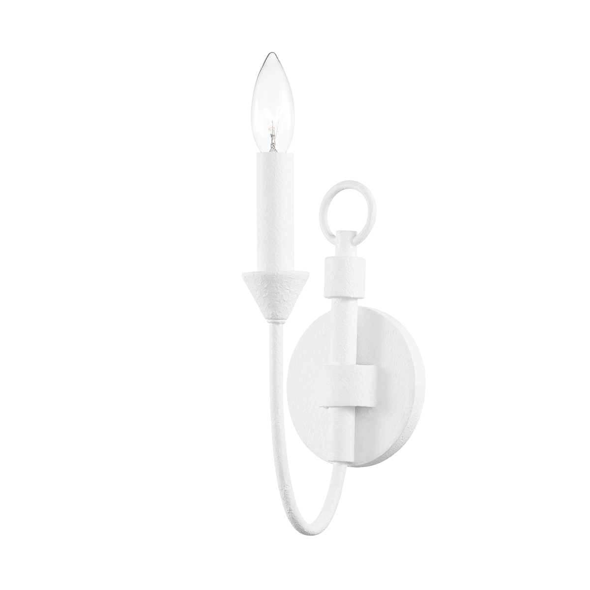 Cate Wall Sconce with GESSO WHITE Finish