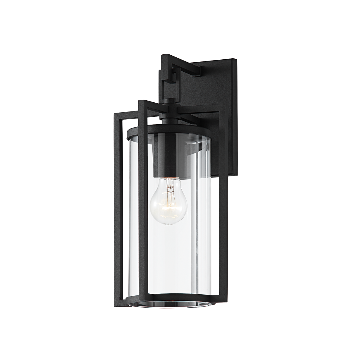 Percy Wall Sconce with TEXTURED BLACK Finish