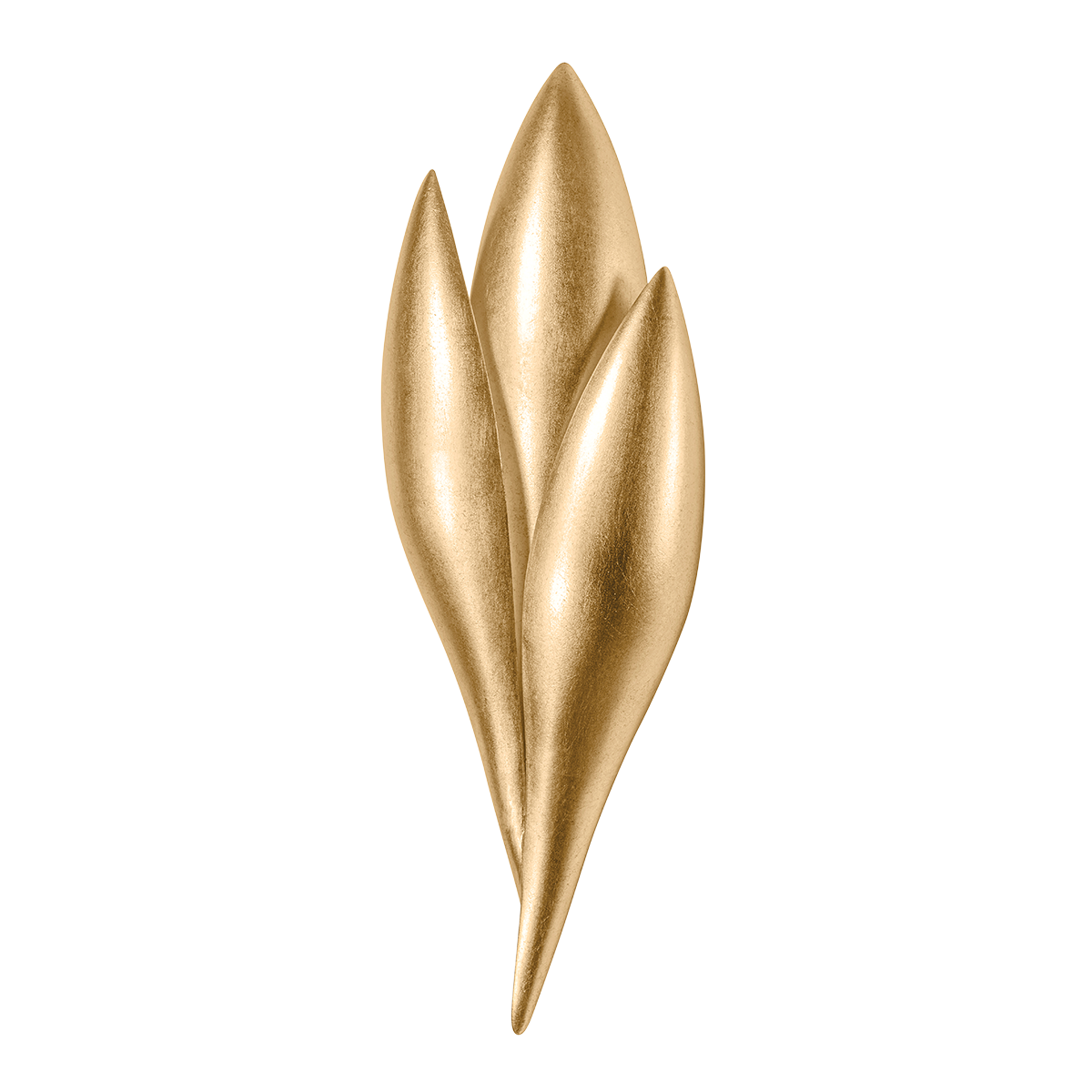 ROSE Wall Sconce with Vintage Gold Leaf Finish