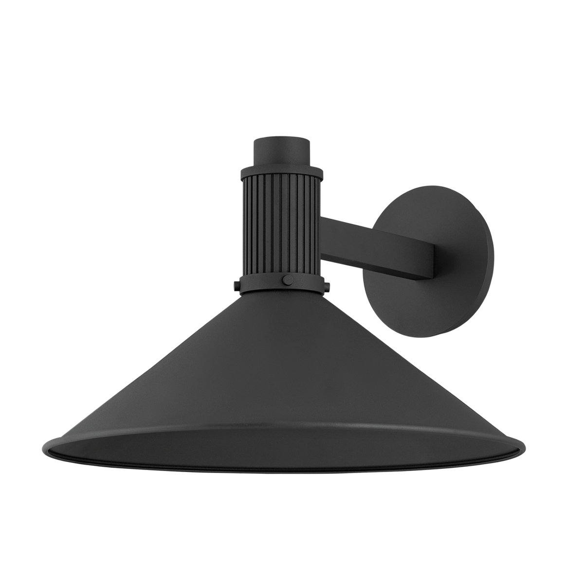 ELANI Exterior Wall Sconce with TEXTURED BLACK Finish